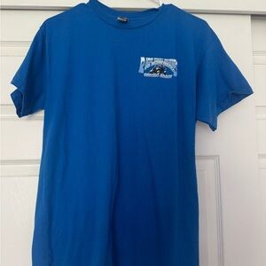 Oregon Dunes Blue Graphic Short Sleeve Tee